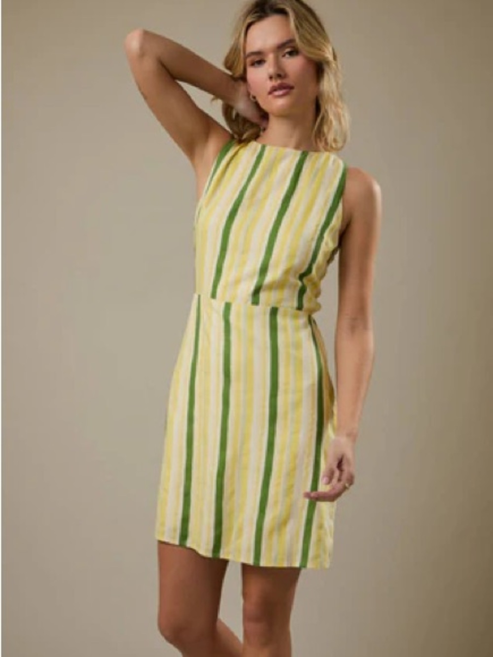 Sunday Edition Striped Mini Dress